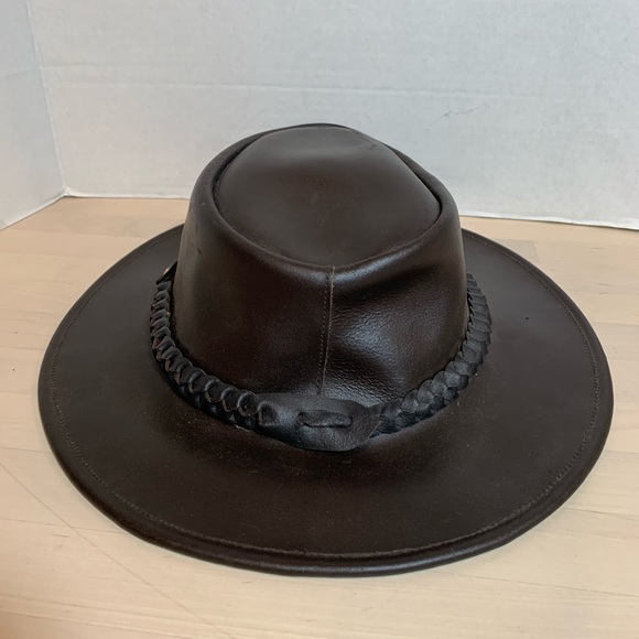 Burke & Wills Hat, Genuine Buffalo leather large - Picture 4 of 6